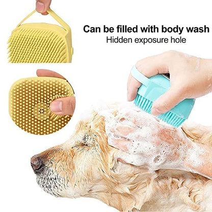 Ultimate 4-Piece Pet Grooming Kit: Deshedding Comb, Flea Tool, Shampoo Brush, Nail Clippers