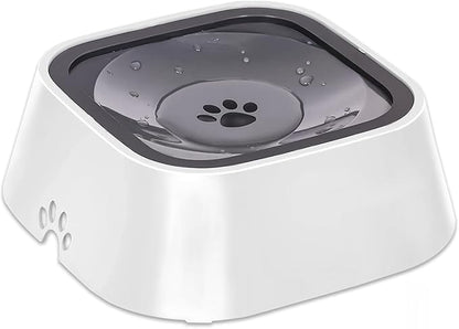 No-Spill Pet Water Bowl | Slow Water Feeder with Floating Disk | Splash-Proof Travel Bowl for Dogs and Cats – 1.5L