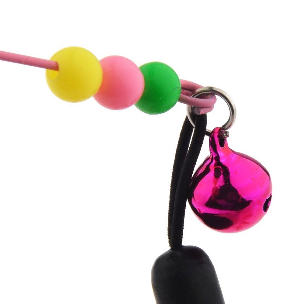 Teaser Cat Catcher Wand Cat Toy – Feather Bell Interactive Stick