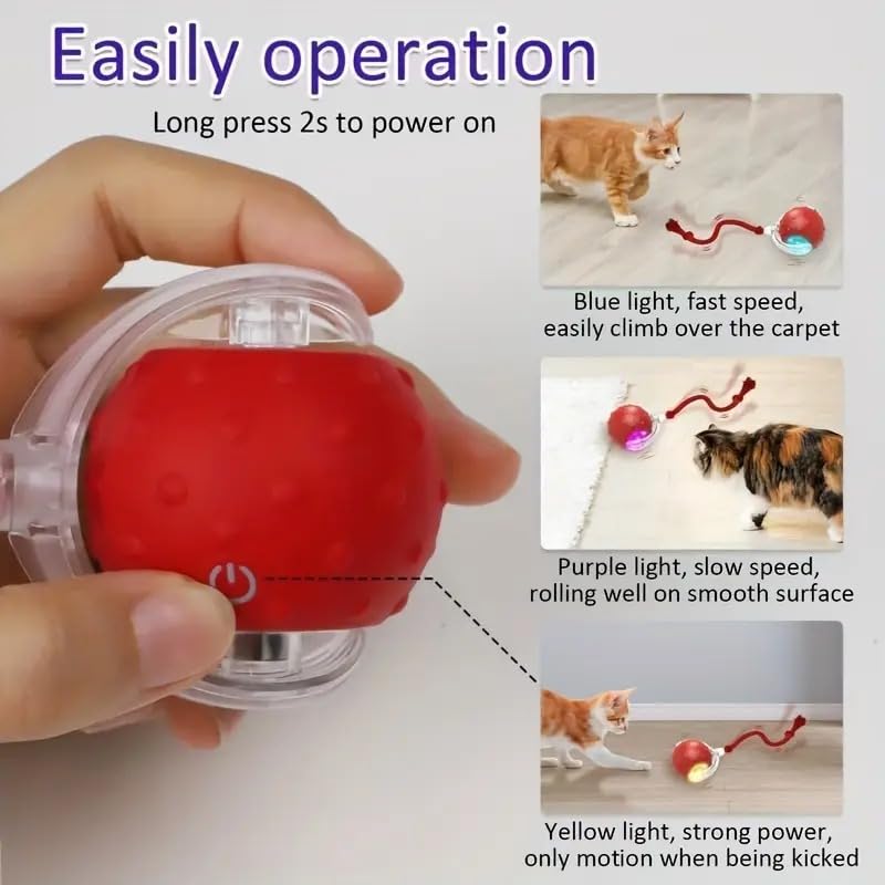 Cat Dancing Ball | Smart Automatic Rolling Pet Ball for Dogs and Cats