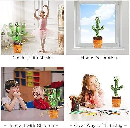 LED Musical Dancing and Mimicry Cactus Toy – Fun, Interactive and Adorable