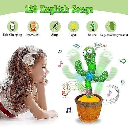 LED Musical Dancing and Mimicry Cactus Toy – Fun, Interactive and Adorable