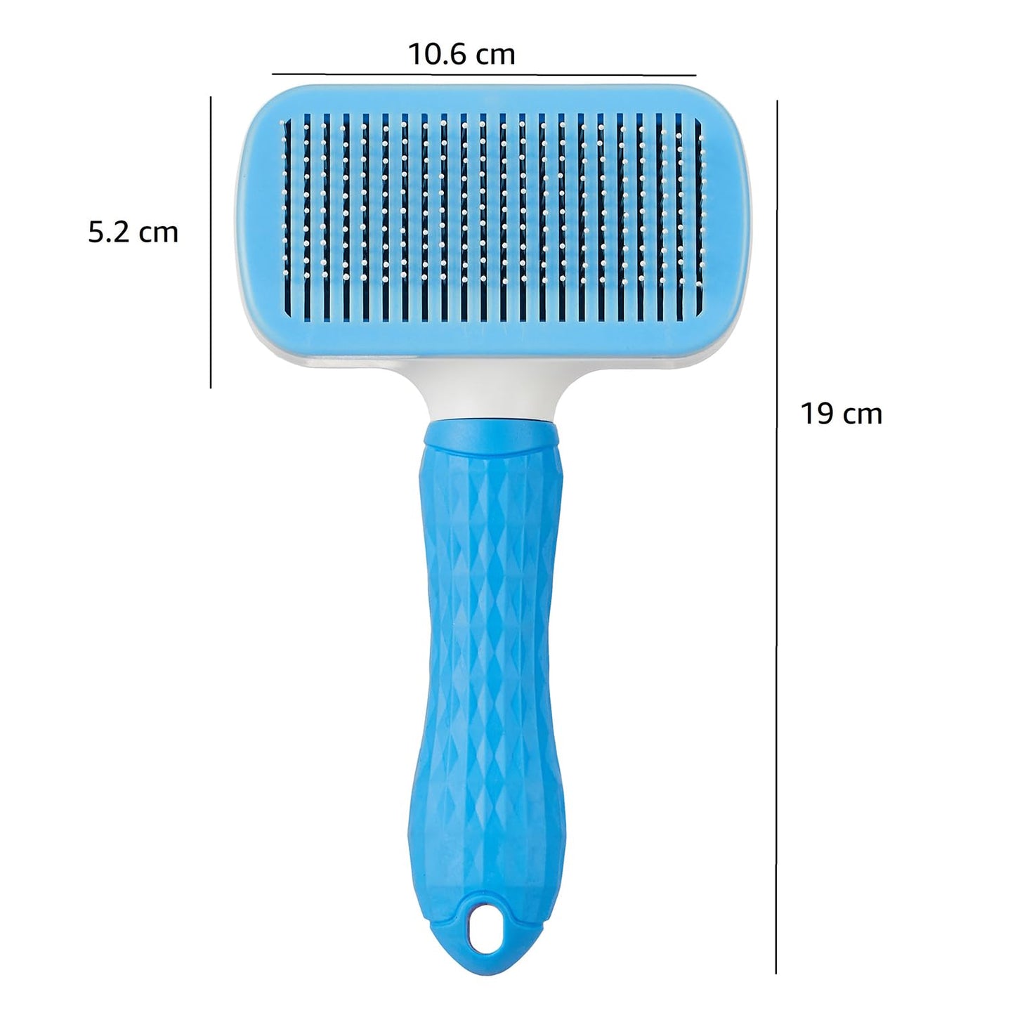 Ultimate Self-Cleaning Slicker Brush for Dogs and Cats with Long Hair