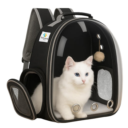Astronaut Transparent Pet Carrier Backpack – Multicolour | Airline Approved and Breathable Travel Bag for Cats and&nbsp; Small Dogs