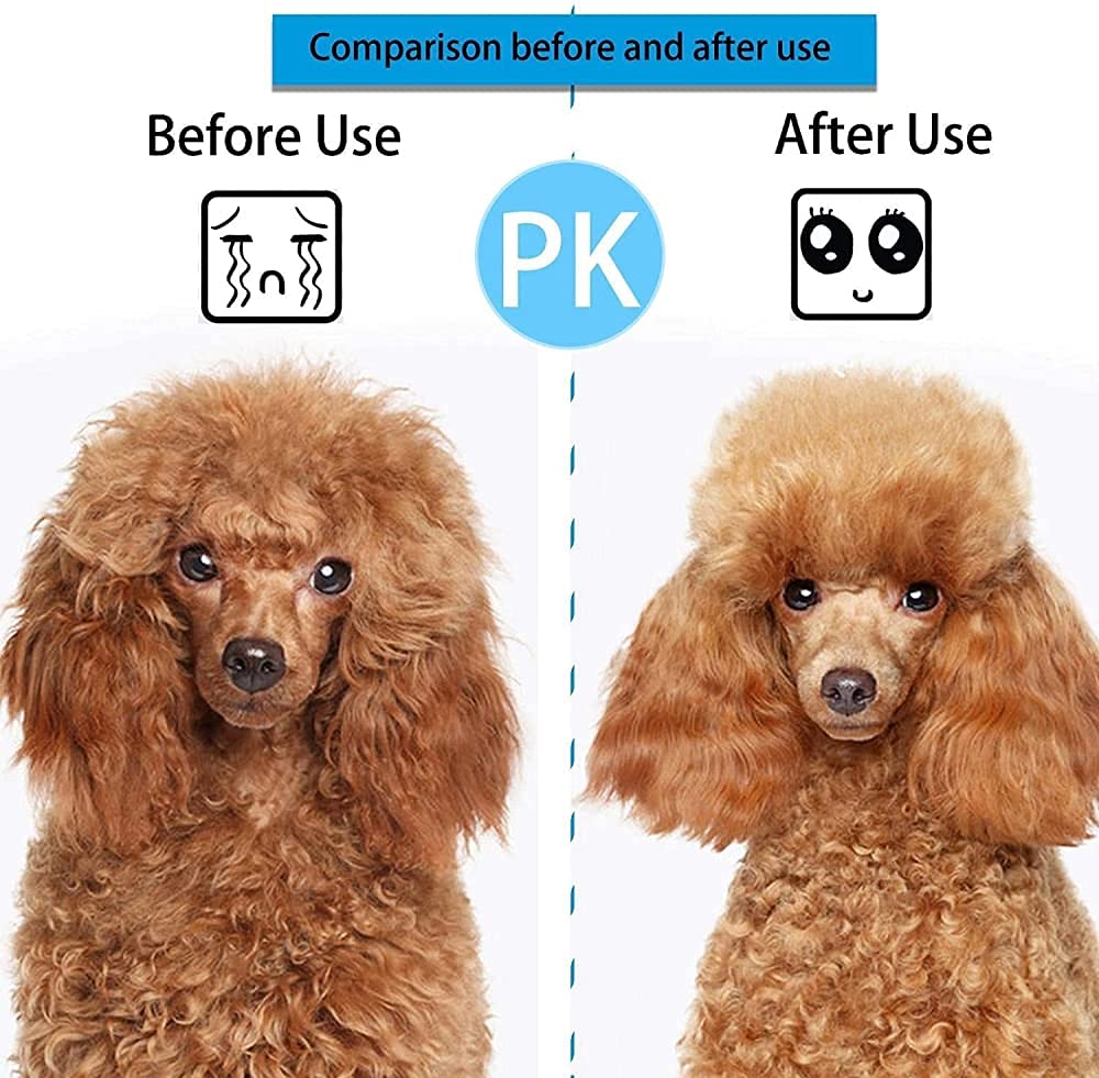 Ultimate Self-Cleaning Slicker Brush for Dogs and Cats with Long Hair