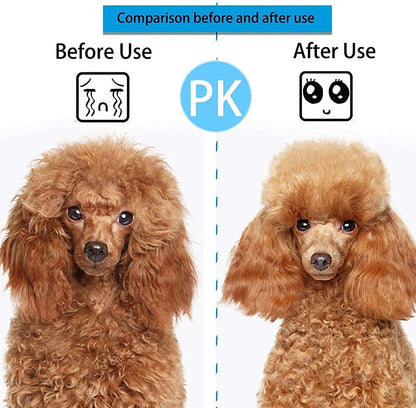 Ultimate Self-Cleaning Slicker Brush for Dogs and Cats with Long Hair