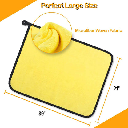 Super Absorbent Microfiber Pet Towel (Pack of 2) – Quick Dry, Soft and Durable