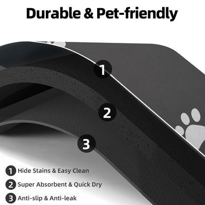 Pet Feeding Mat – Absorbent, Quick Dry and Anti-Slip