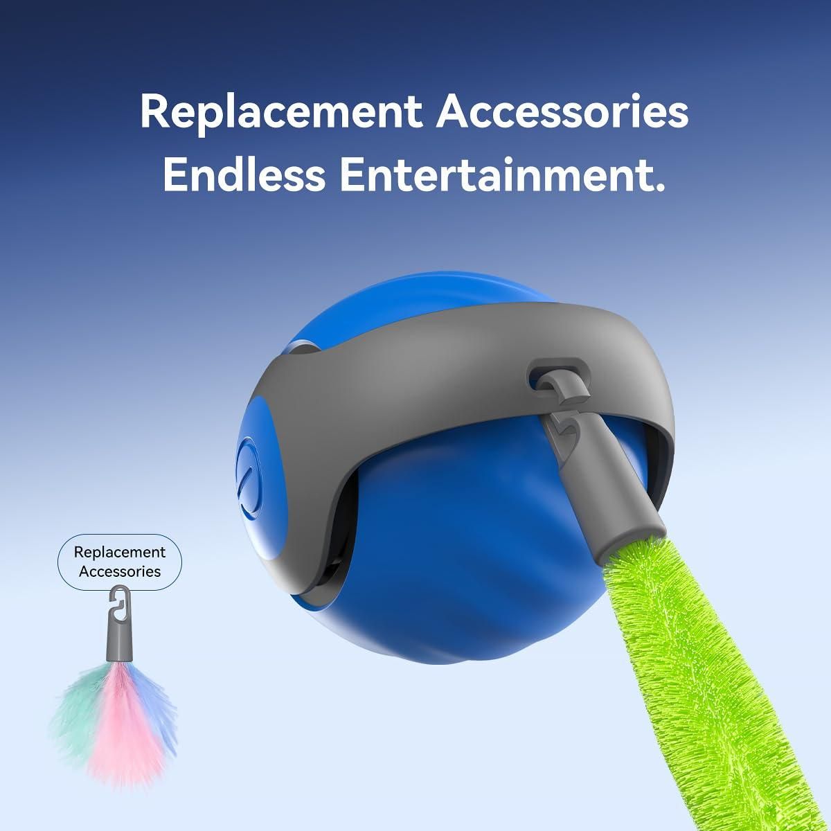 Rolling Ball Toy for Cats and Dogs – The Ultimate Smart Self-Play Companion!